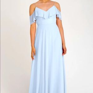 Jenny Yoo Mila dress in Whisper Blue